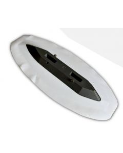 Air7 "2 TAB" Mini Box Fin System for inflatable SUP and surfboards (FCS compatible) ONE with White PVC